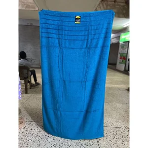 Large Size Super Cotton Bath Towel – 90cm × 150cm - Blue