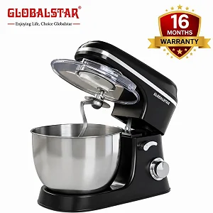 Globalstar GS-MX01 5.2L Stand Mixer – Powerful Electric Cake, Dough & Baking Mixer