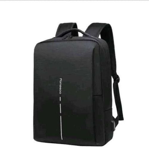 Ponasoo Anti-Theft Laptop Bag with Charging Port - Black