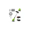 Rechargeable Lawn Mower Cordless Grass Trimmer - Red