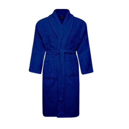 Cotton Bathrobe - Navy Blue