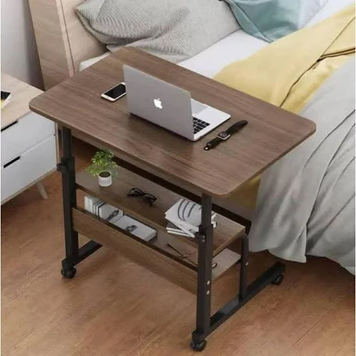 Adjustable Laptop Table – Portable Mobile Workstation Desk for Bed &amp; Sofa