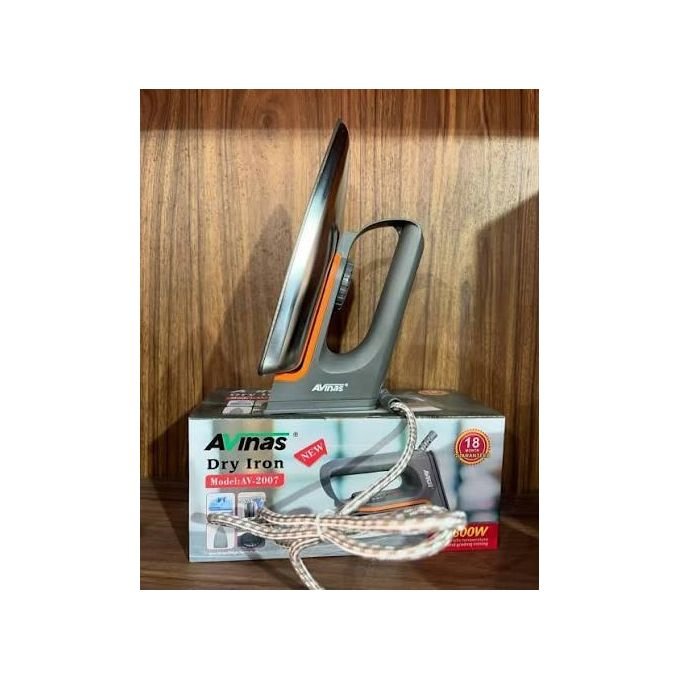 Avinas Non-Stick Dry Flat Iron – Silver