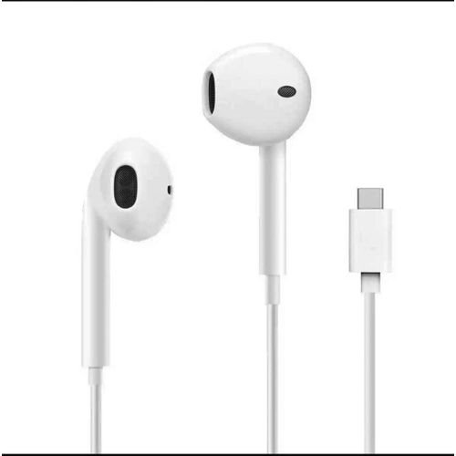 Original Usb Type-C Wired Earphone In-Ear USB Type C With Mic- White