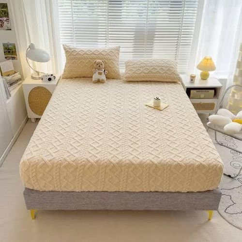5x6 Mattress cover with 2pillowcases - light Brown