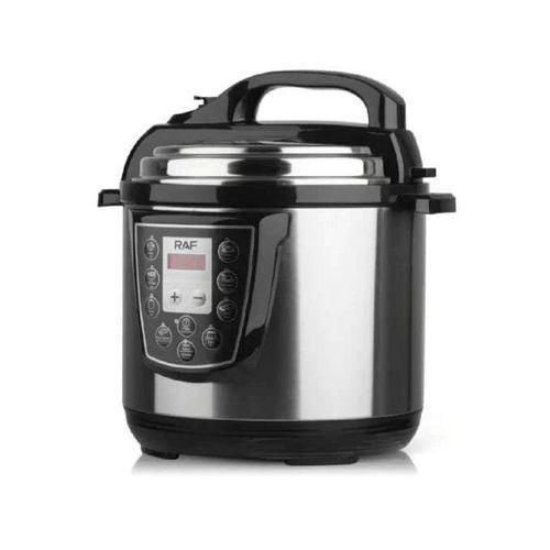 RAF Electric Pressure Cooker 6L 1000W Multi Function & Multi Programmable, Stainless Steel, Aluminum Pot -Multicolor