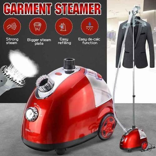 RAF Vertical Garment Steamer -Red
