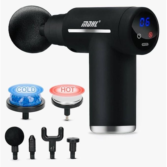Professional 6 Gear Rechargeable Massage Gun – Deep Tissue Muscle Massager