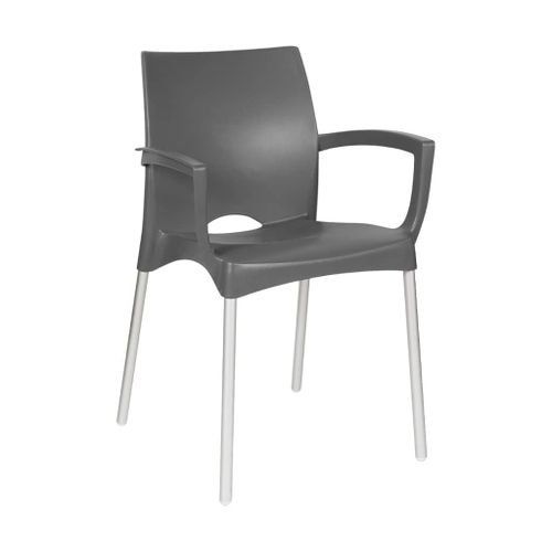 Unique Portable Plastic Chair -Black