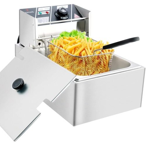 6 Litres Deep Fryer – Stainless Steel