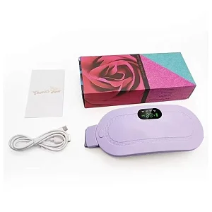 Cordless Menstrual Heating Pad Belt with Vibration – Period Cramp Relief Massager