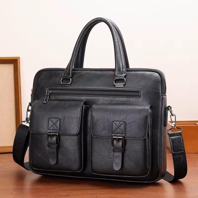 Men's Leather Laptop Briefcase & Office Shoulder Bag