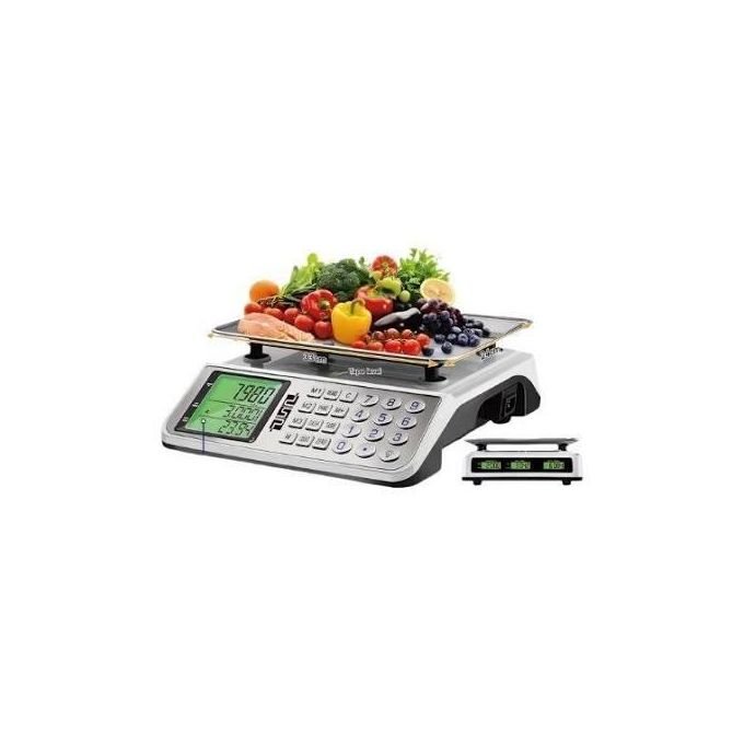DSP 40kg Digital Kitchen Scale with Stainless Steel Tray and LCD Display