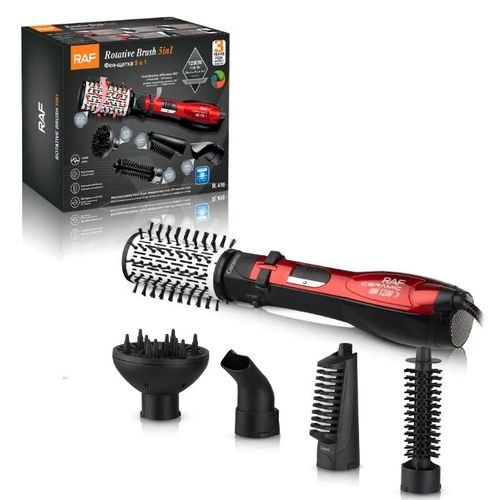 RAF 5-in-1 Rotative Brush hair styling tool