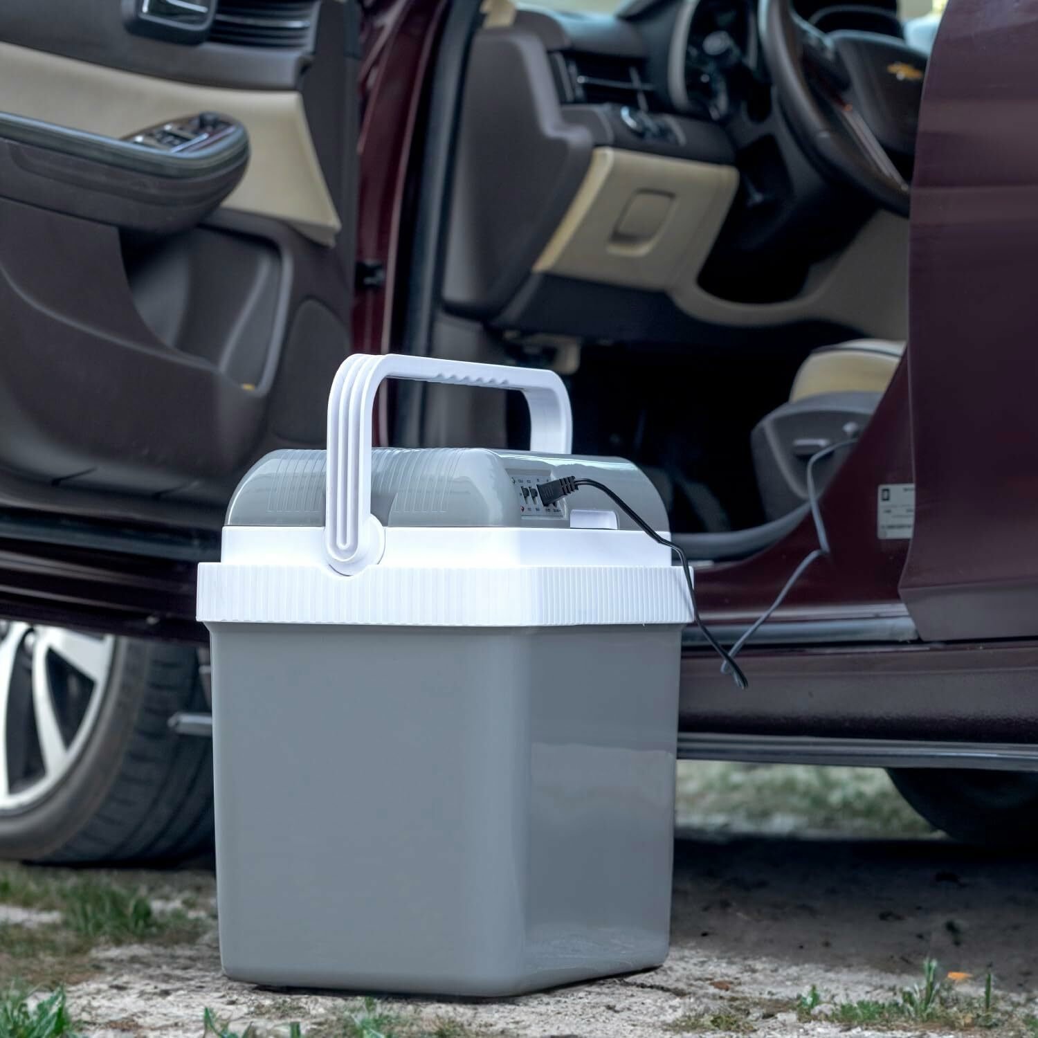 Geepas 24L Hot & Cold Car Fridge  With AC/Dc Mode (Model GCF63062).