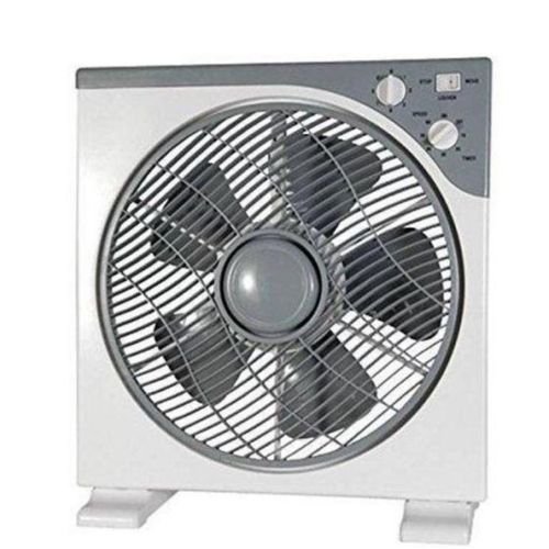 12 Inch Table / Box Fan With 3 Speeds And A Timer