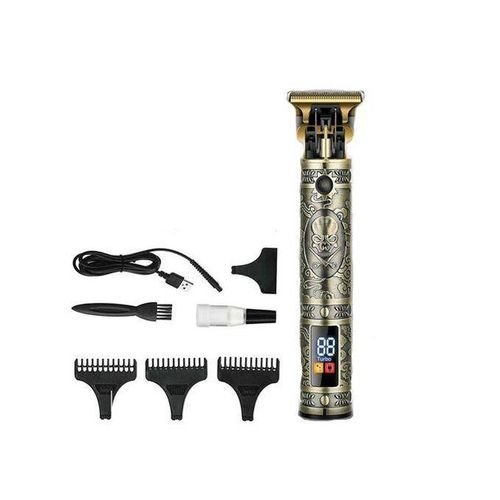 Sokany Rechargeable Hair Clipper Led Display - Gold