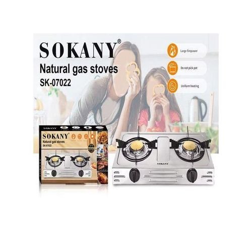Sokany 2 Gas Burner Cooker Table Top Gas Stove Hob