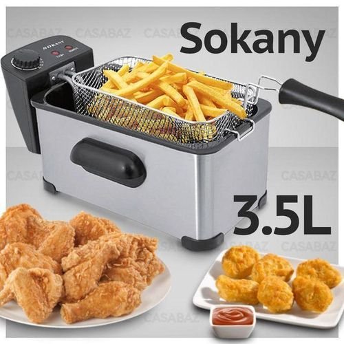 Sokany Deep Fryer Single - Silver