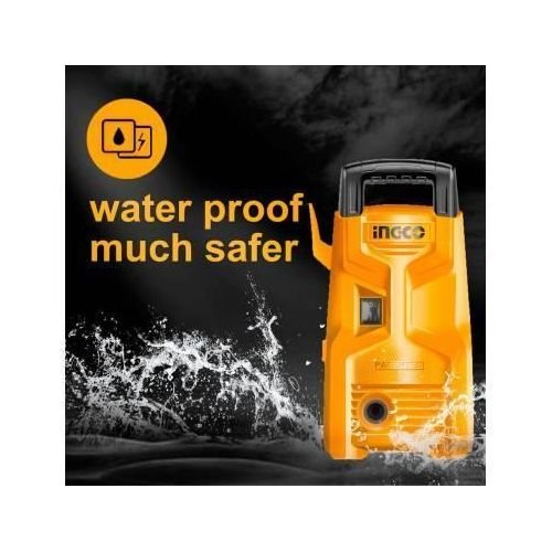 INGCO 1400W High Pressure Washer With Aluminium Wire Motor