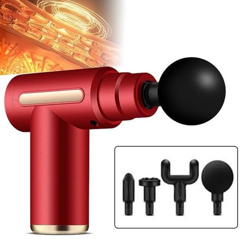 Body Massage Gun + 4 interchangeable head covers