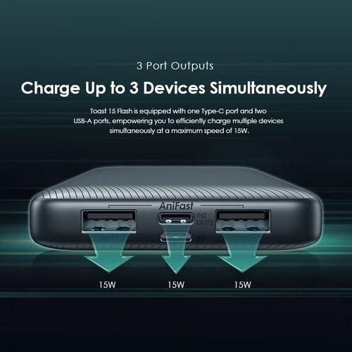 Oraimo Portable Power Bank 10000mAh Up to 3X Faster Charging