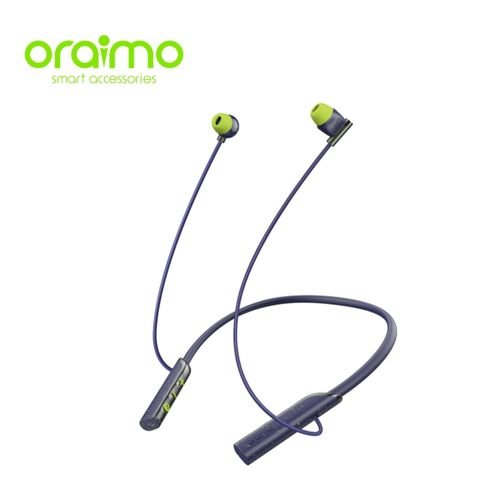 Oraimo Necklace Lite Wireless Headphones Call Vibration 30Hr Playtime - Black (Copy)