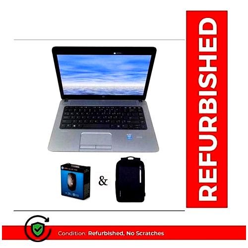 Refurbished HP Probook 640 Core I5 8GB Ram 500GB HDD 14 Plus Bag and Mouse-Black