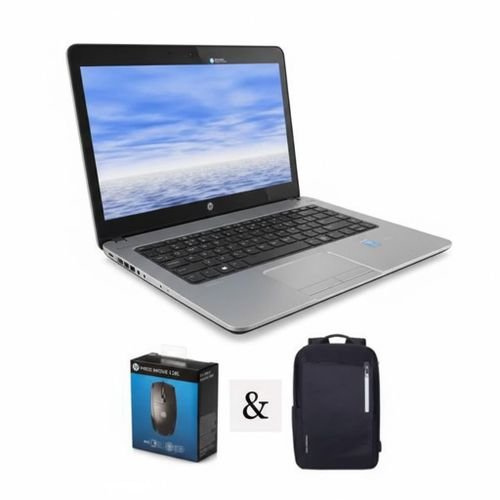 Refurbished HP Probook 640 Core I5 8GB Ram 500GB HDD 14 Plus Bag and Mouse-Black