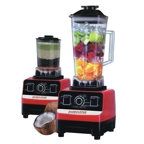 Global Star Juice Blender 2 Litres 2 In 1 GS-1589 - Red&Black
