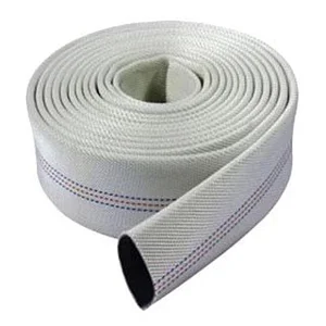 3 Inch Irrigation PVC Canvas Hose Pipe - White