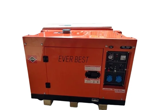 Everbest EY7500ET 7.5 KVA Silent Diesel Generator - Orange