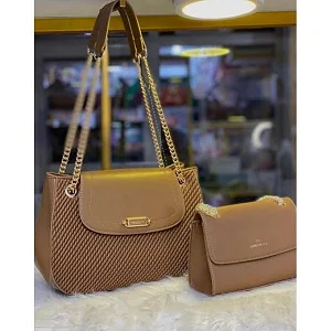 CHRISBELLA Women's 2-Piece Shoulder Bag and Coin Purse Set