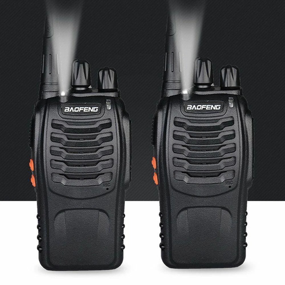 Baofeng Walkie Talkie Radio Call BF-888S Two-Way Pair Of Two - Black