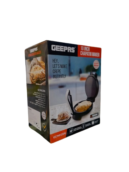 Geepas 10-inch Chapathi Maker (Model GCM6125N)