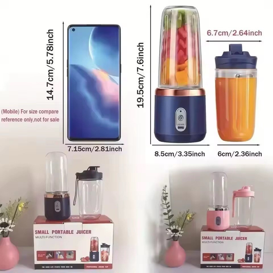 Mini Rechargeable Portable Wireless Juicer Cup