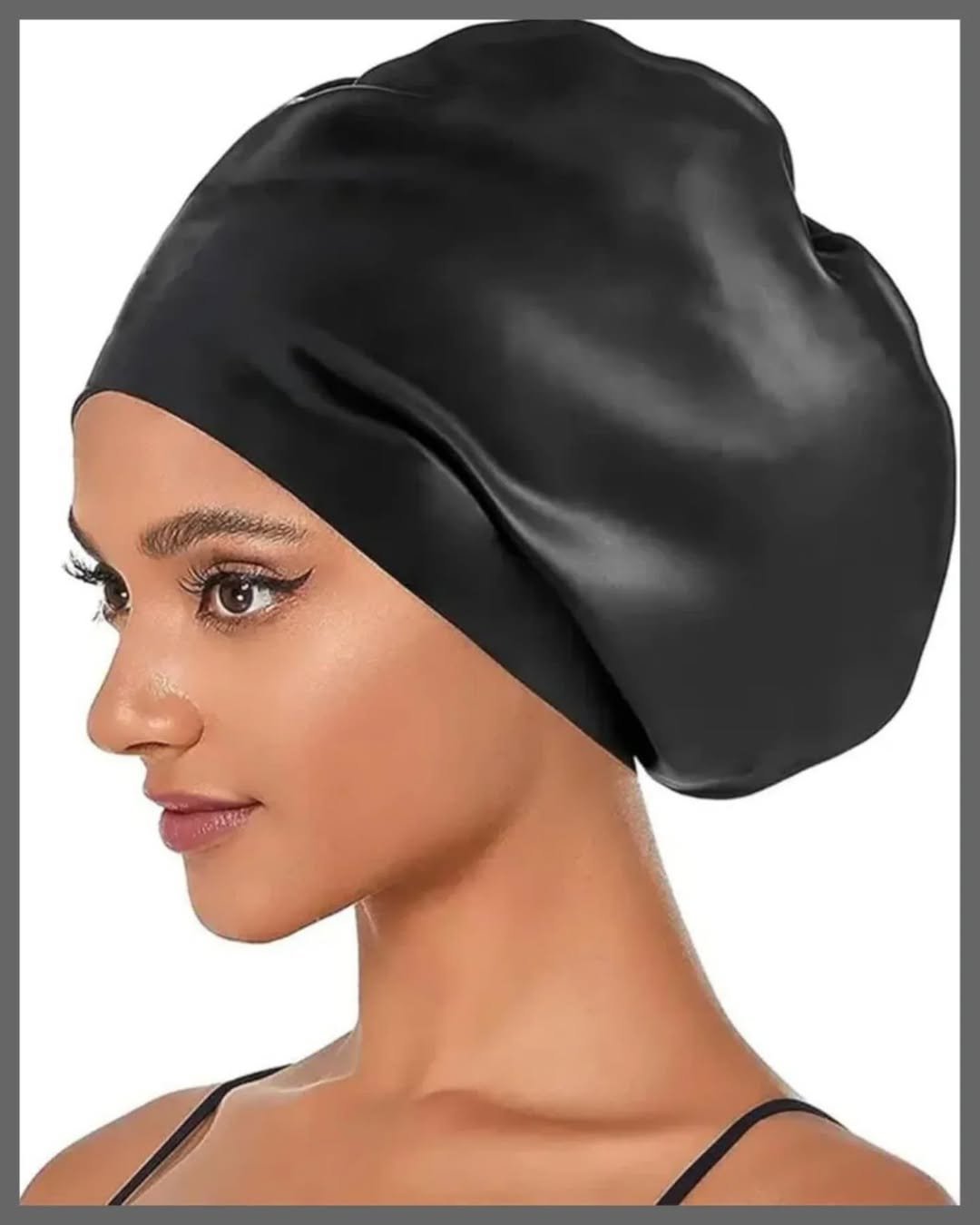 Long Hair Adult Elastic Swim Cap- Multicolor Varies