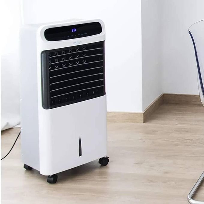 Pixel 12L Air Cooler With Remote Control, 3 Speed Settings & Timer – White