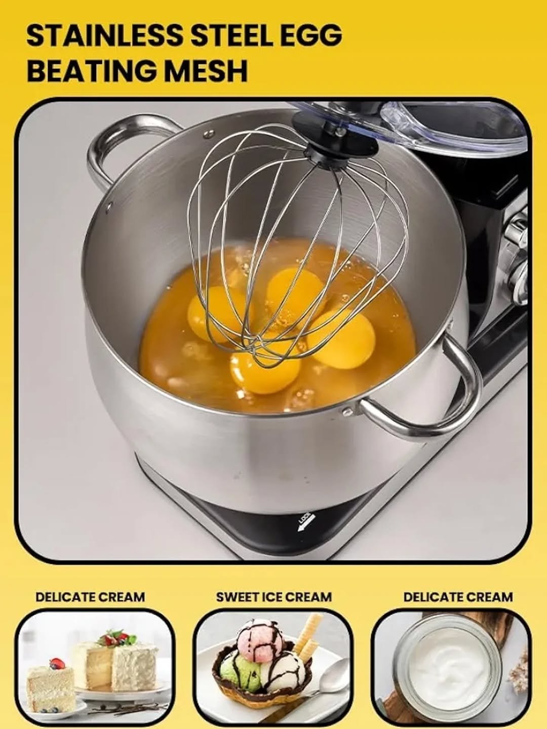 Sonashi 12L Electric Stand Mixer  Stainless- silver