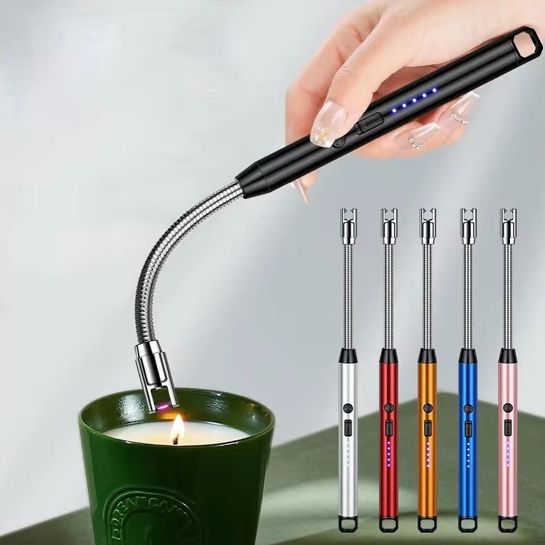Rechargeable Electric Arc Gas Lighter – USB-C Windproof Flameless Lighter