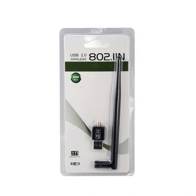 600Mbps Wireless USB WiFi Adapter Dongle 2.4GHz Network LAN
