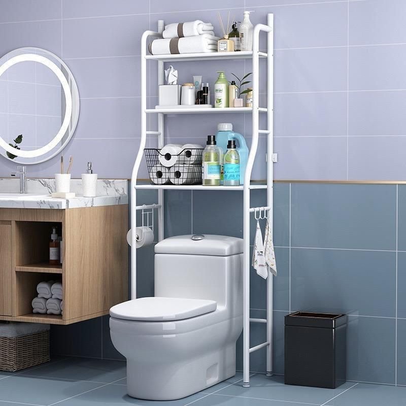 Toilet Steel Rack Organizer and Space Saver.