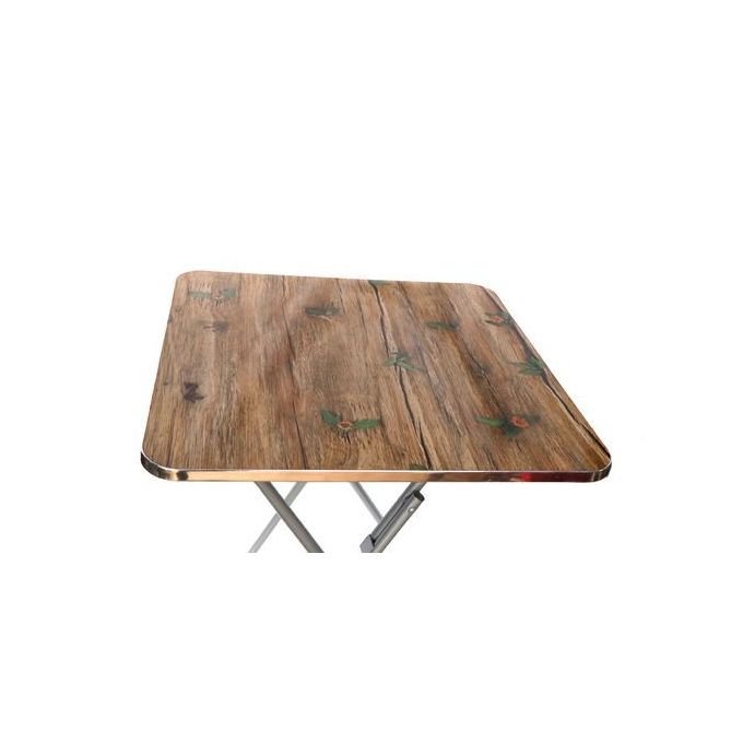 Wooden Folding Reading Table 60cm x 60cm – Brown