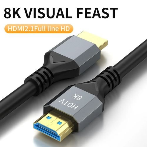 HDMI2.1 Cable, 8K 60Hz 48Gbps High-Definition HDMI Cable