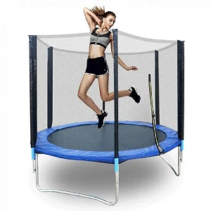 6FT Trampoline with Safety Net and Spring Protection