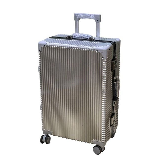 Large Size Aluminum Frame Rolling Luggage Spinner Men Trolley Travel Suitcase