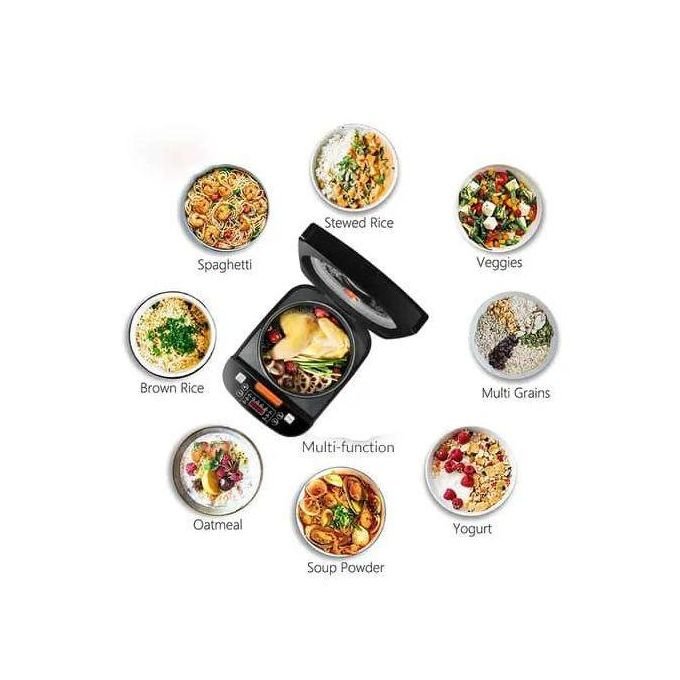 SilverCrest 5L Digital Rice Cooker With Advanced Technology-Black