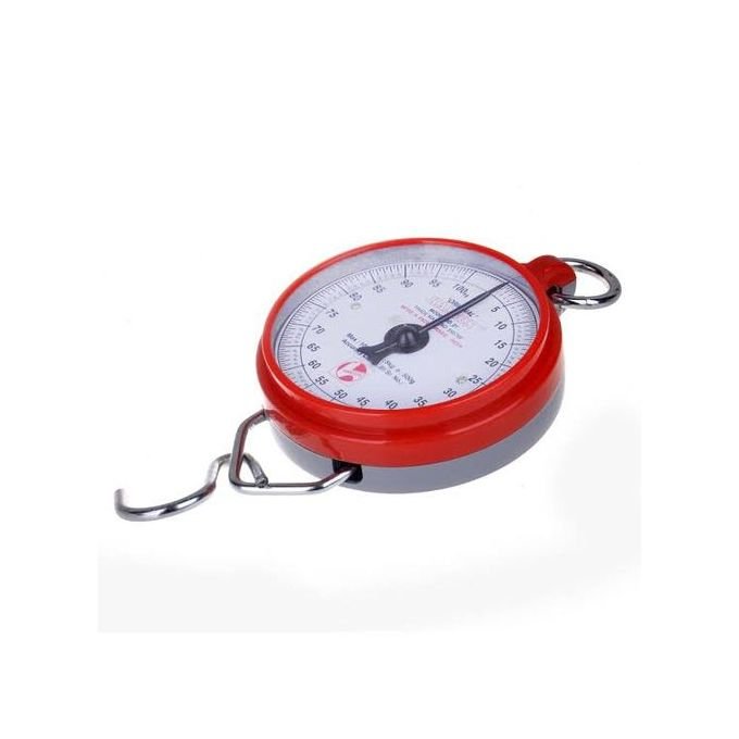 100kg Original Hanson Heavy Duty Hanging Weighing Scale-  Red.