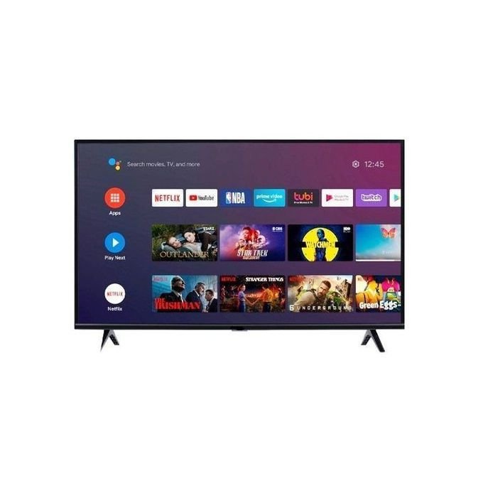 Global Star 32 Inch FRAMELESS Android Smart TV With Bluetooth, Youtube, Netflix & Inbuild Free to Air - Black