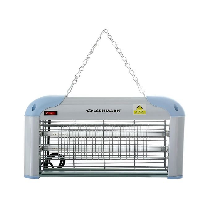 OLSENMARK Fly & Insect Killer - Powerful Fly Zapper 2x15W UV Light Tube - Electric Bug Zapper, Insect Killer, Fly Killer, Wasp Killer - Insect Killing Mesh Grid -Multi